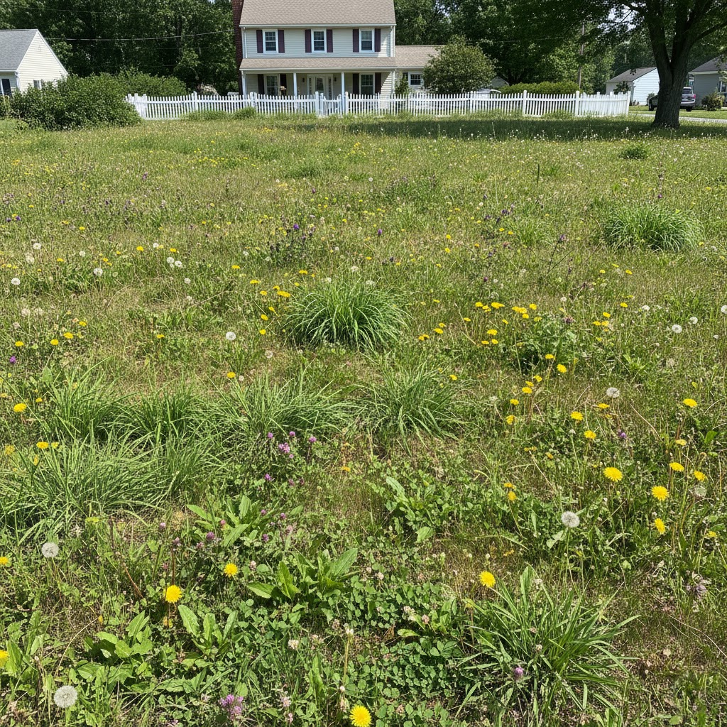 Person Using Organic Weed Control