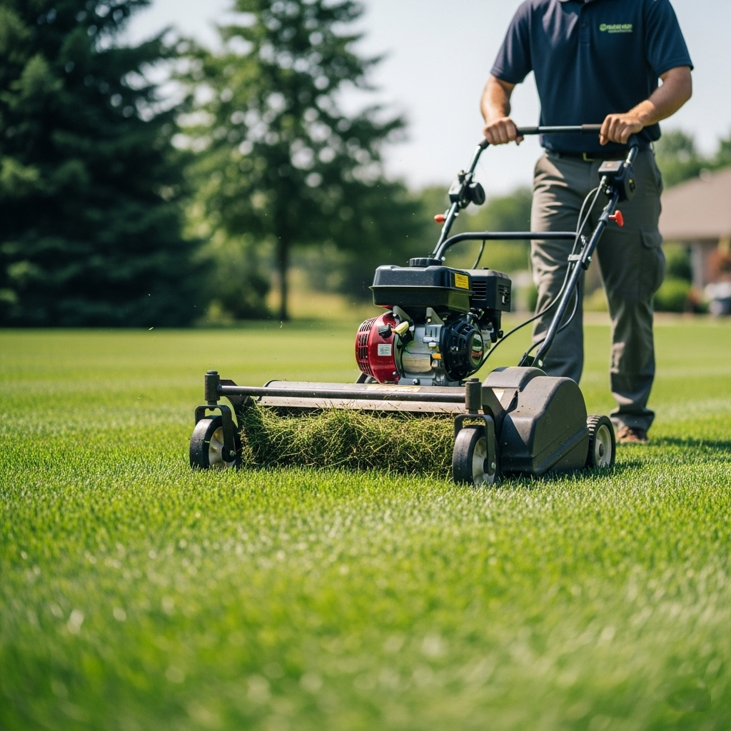 Clean Lawn After Spring Cleanup